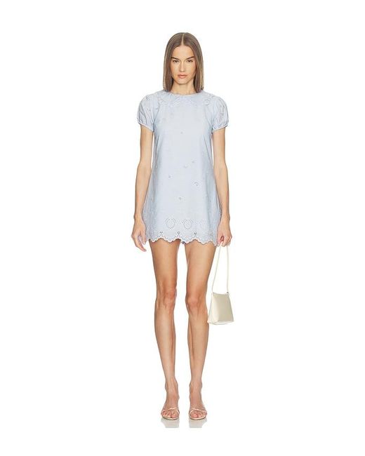 LOBA Blue Sintra Mini Dress