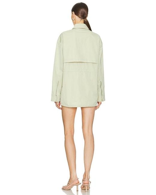 GRLFRND Green Tech Gabardine Parka Jacket