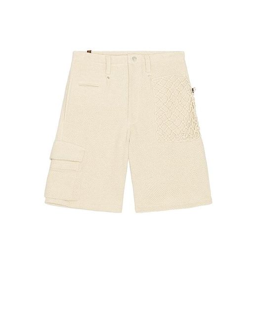 Isa Boulder Natural Gridmarch Short for men