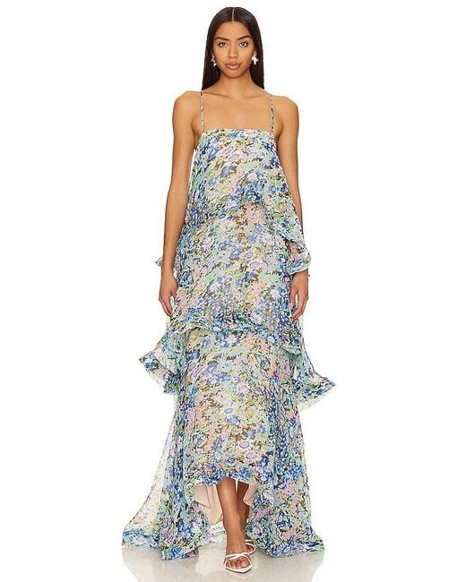 Elliatt Blue Armani Maxi Dress