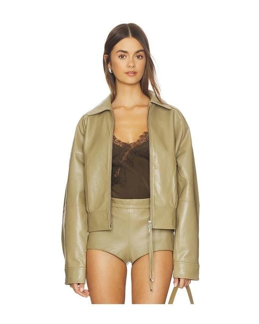 retroféte Natural Mariel Leather Jacket
