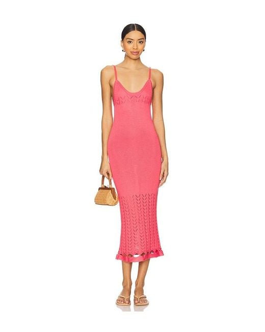 Peixoto Nora ニットドレス Red