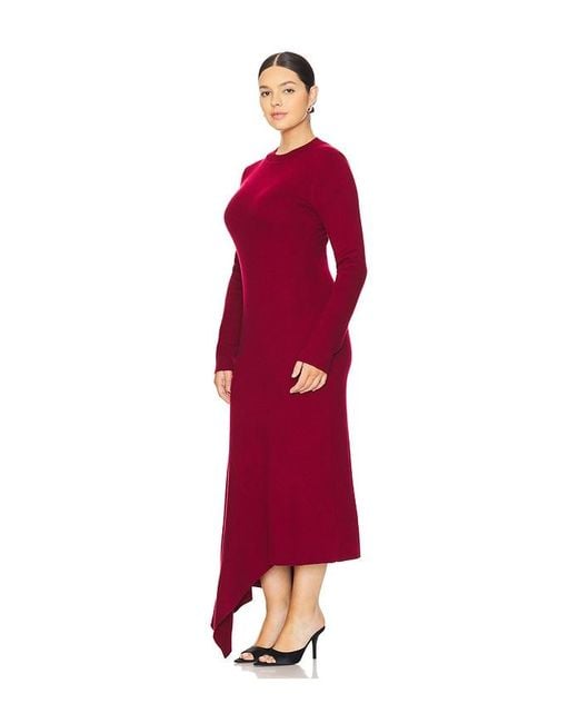 L'academie Red 'Academie Odelya Asymmetrical Dress