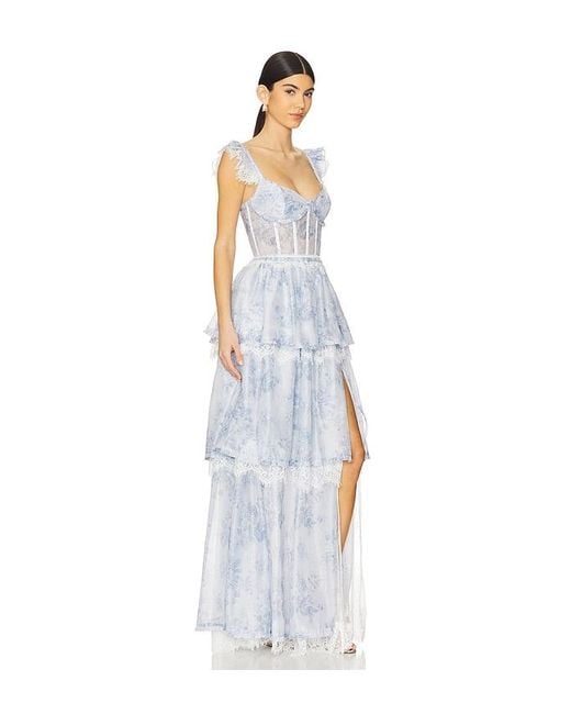 V. Chapman White Jolie Gown