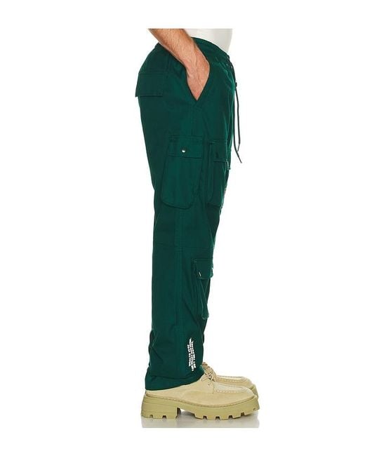BBCICECREAM Green Hemisphere Cargo Pants for men