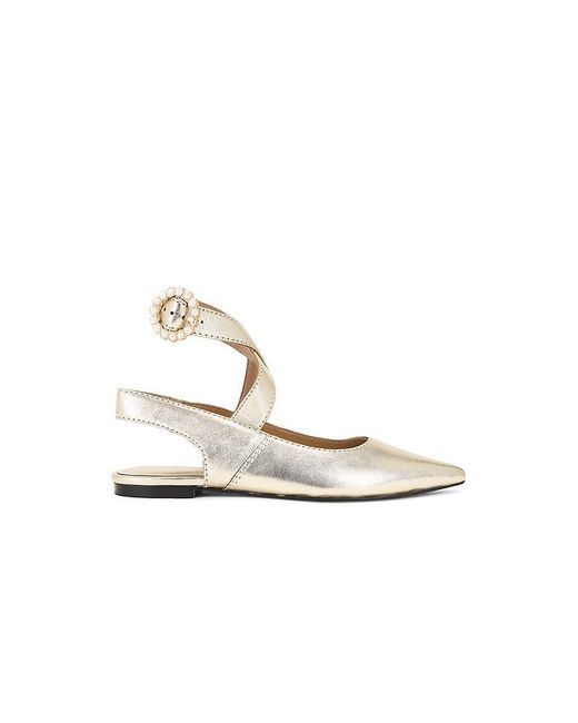 Free People White Parisa Point Flat