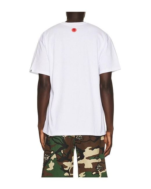 ICECREAM White Camo Dog Short Sleeve Tee for men