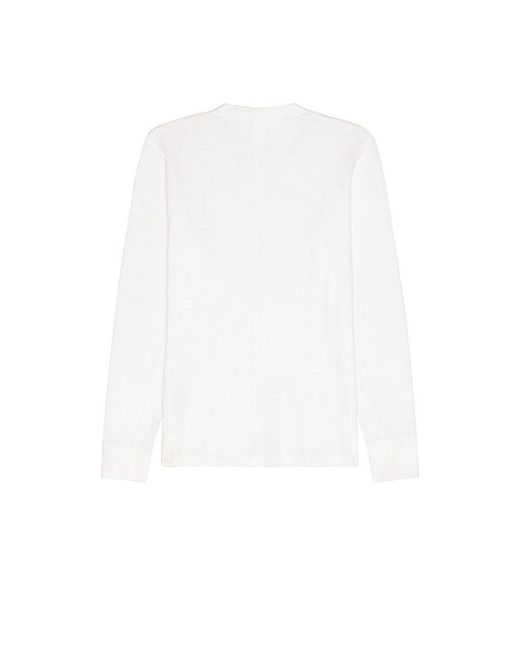 Classic Henley En Color Blanco Talla (También En S, M, Xl) Rag & Bone de hombre de color White