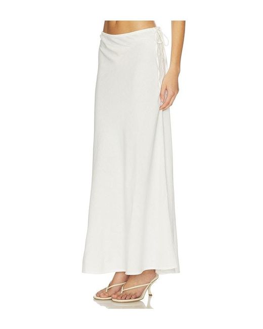 LSPACE White Stop And Stare Skirt