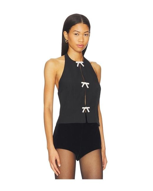 Steve Madden Black Juvia Top