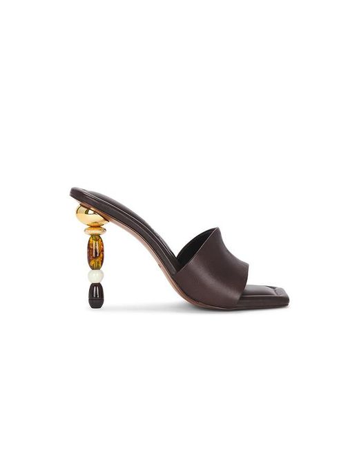 Cult Gaia Brown Mahina Sandal