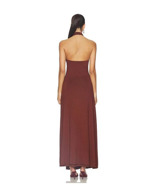 Seven Wonders Brown Kamilla Keyhole Twist Maxi Dress