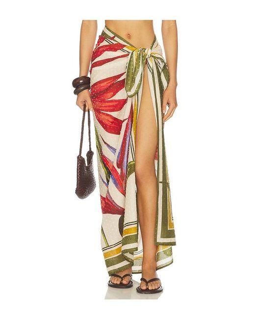 Farm Rio Multicolor Sarong Skirt