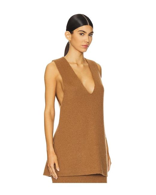 Túnica Punto Honey En Color Óxido Talla (También En S, Xs) SER.O.YA de color Brown