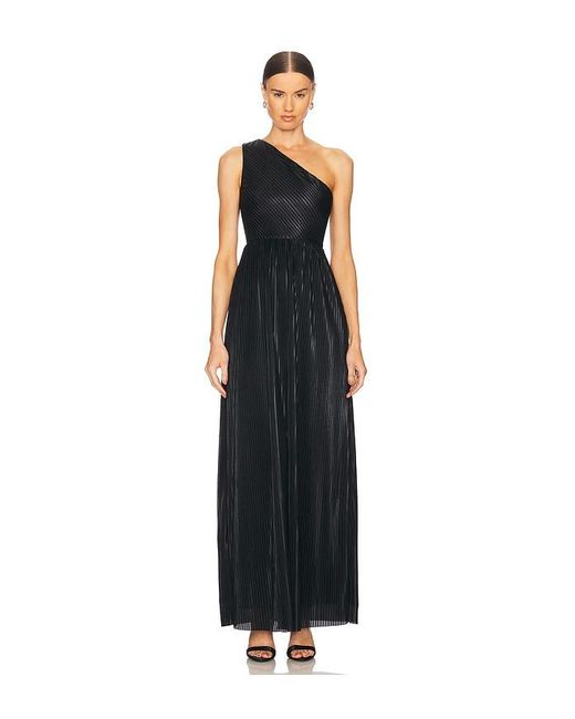 House of Harlow 1960 Black X Revolve Claire Pleated Gown