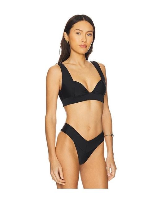 Lovers + Friends Black Raylee Top