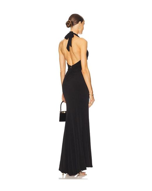 Nookie Black X Revolve Illegal Halter Gown