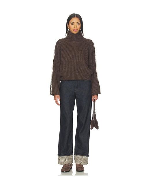 Rag & Bone Brown Rollkragenpullover Ingrid