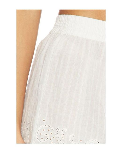 LoveShackFancy White Shorts Ocean