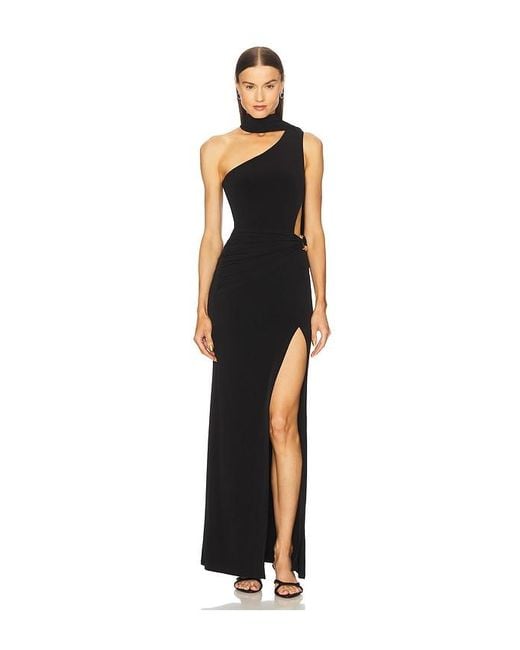 Michael Costello Black X Revolve Margaux Gown