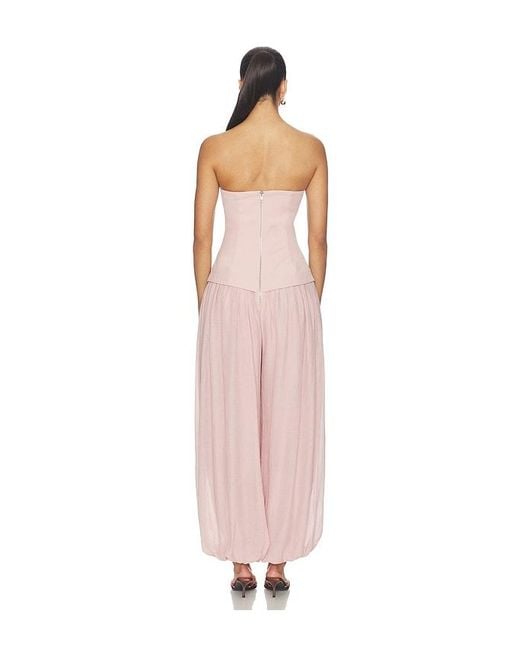 Line & Dot White Lowen Jumpsuit