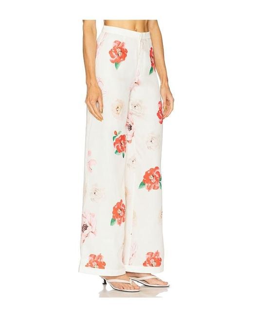 SAU LEE Red Elba Pant