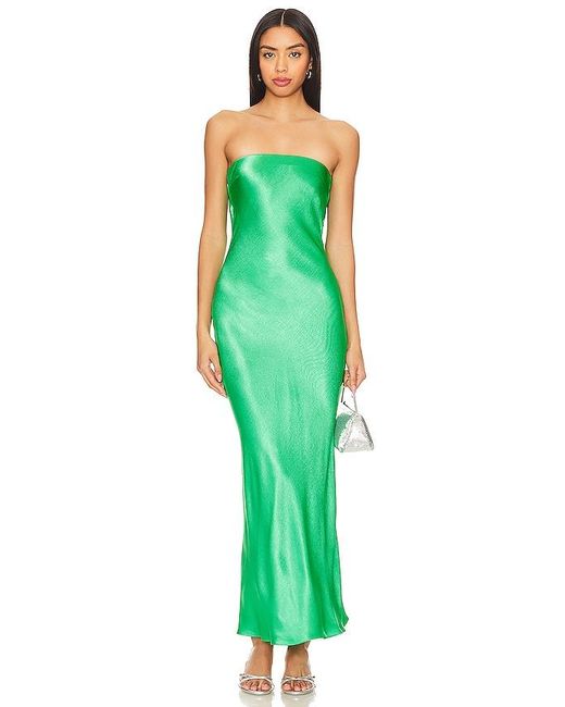 Bec & Bridge Green Moon Dance Strapless Dress