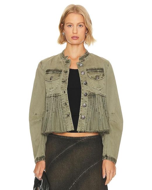 Free People Green Cassidy Jacket
