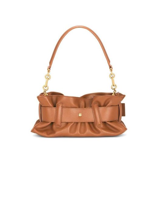 Balmain White Mini Anthem Bag