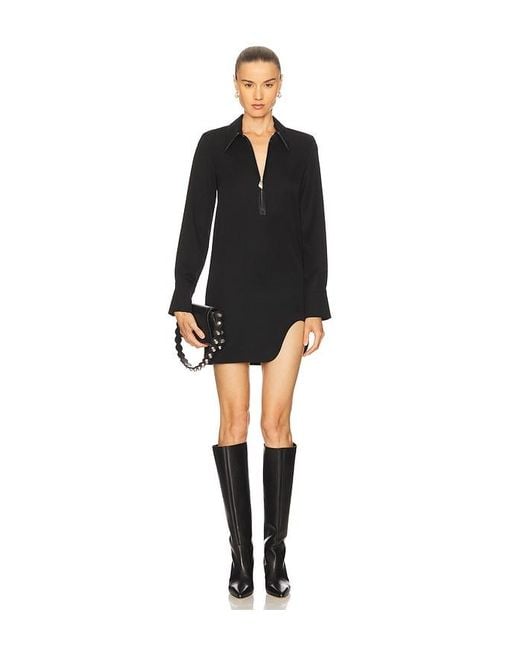 The Attico Black Mini Dress
