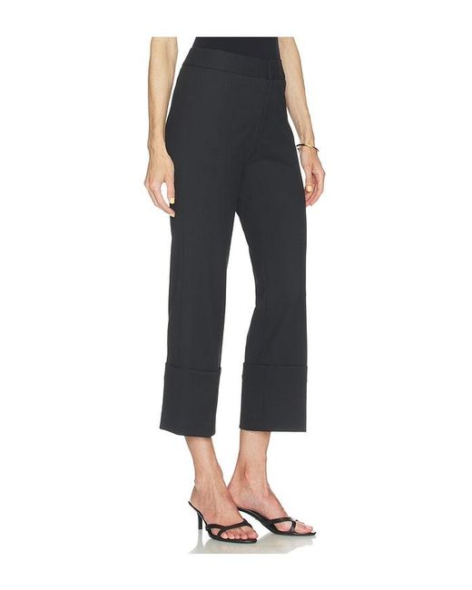 Smythe Black Cuffed Flood Pant