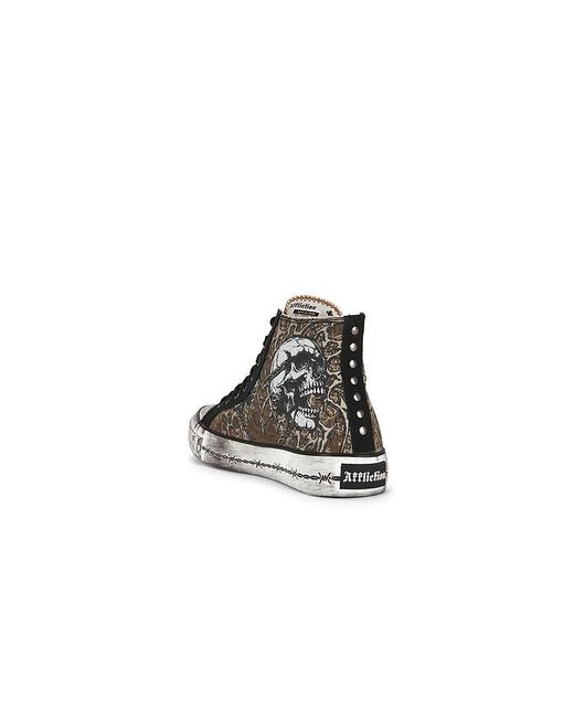 Affliction Black Collapse Shoe for men
