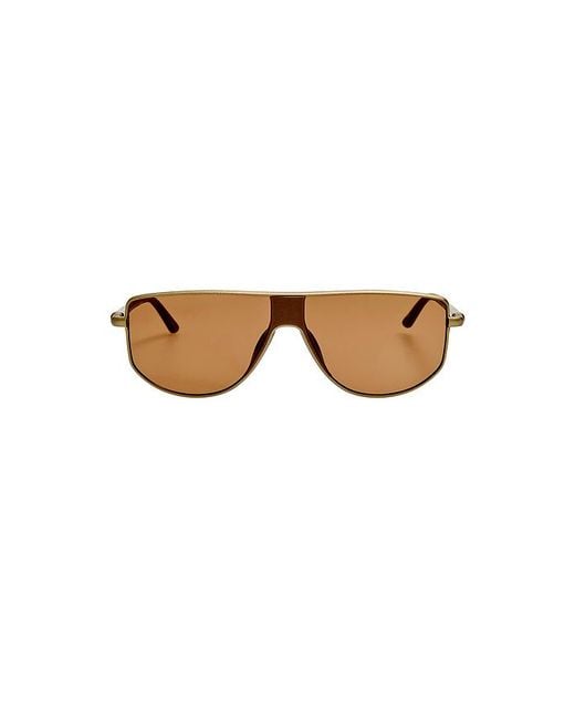 Jacquemus Brown Shield Sunglasses