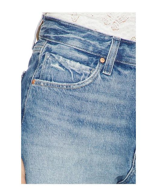 PAIGE Blue Archie Short
