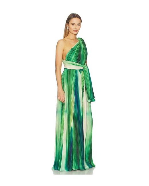 Maylé Vásquez Green Affluent Maxi Dress