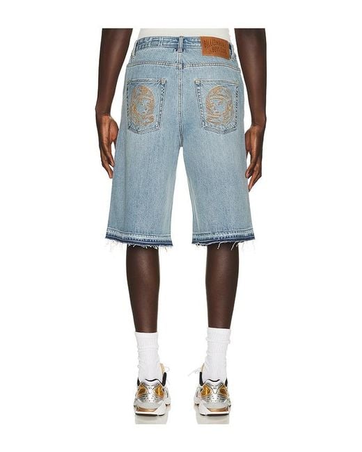 BBCICECREAM Blue Lunar Shorts for men