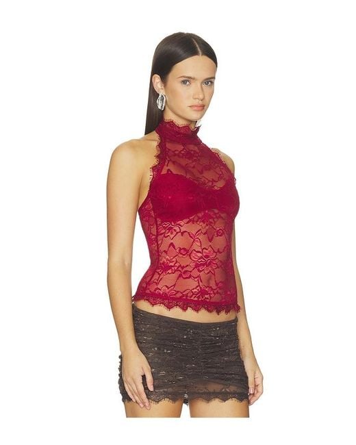 OW Collection Red Selah Top