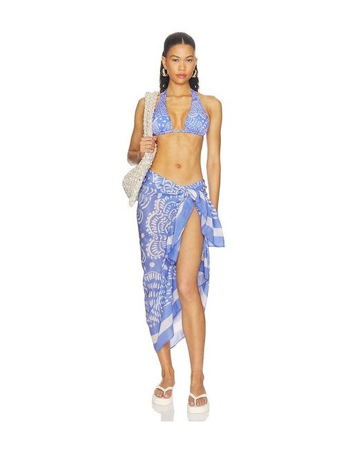 Vitamin A Blue Samara Sarong