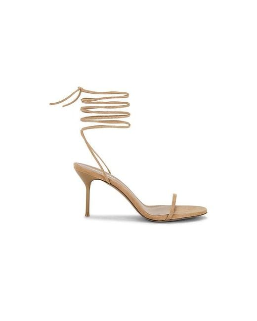 Paris Texas White Lidia Lace Up Sandal 70