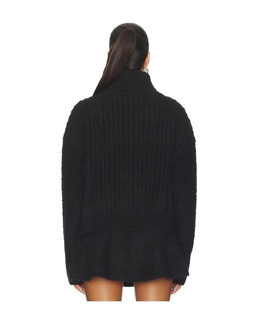 GUIZIO Black Mila Zip Up Jacket