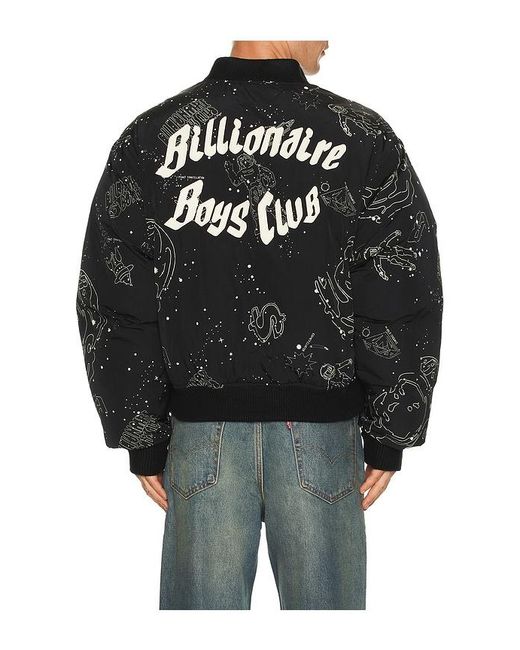 BBCICECREAM Black Puffer Jacket for men