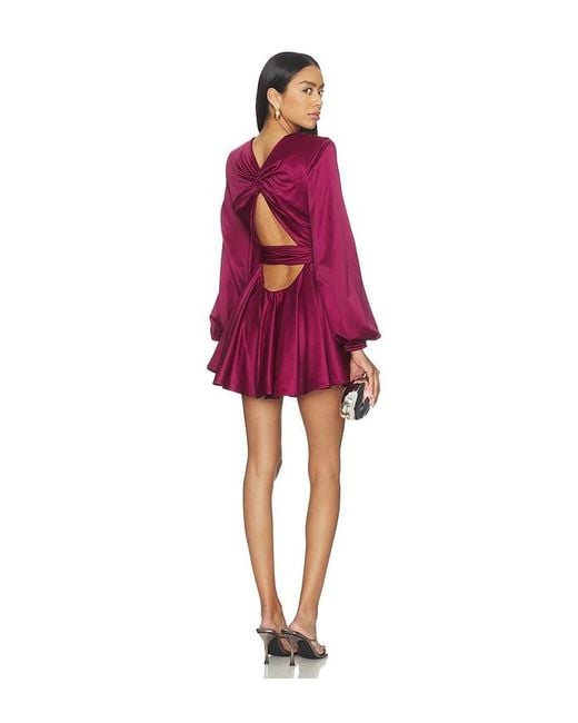Zhivago Red The Fading Hour Mini Dress