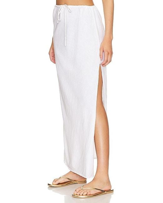 LSPACE White Summer Feels Skirt