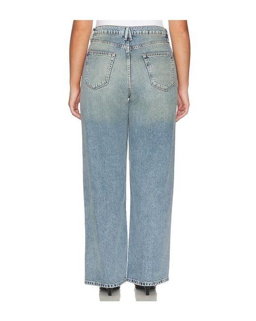 GOOD AMERICAN Blue Good Standard Baggy Jeans