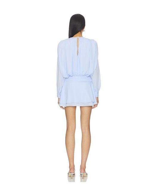 MORE TO COME Blue Bobbi Mini Dress