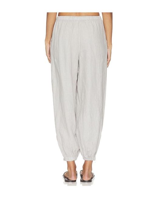 L'Agence White 'Agence Mariko Jogger With Zipper