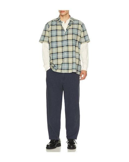 Barbour Blue Gordon Summer Fit Shirt for men