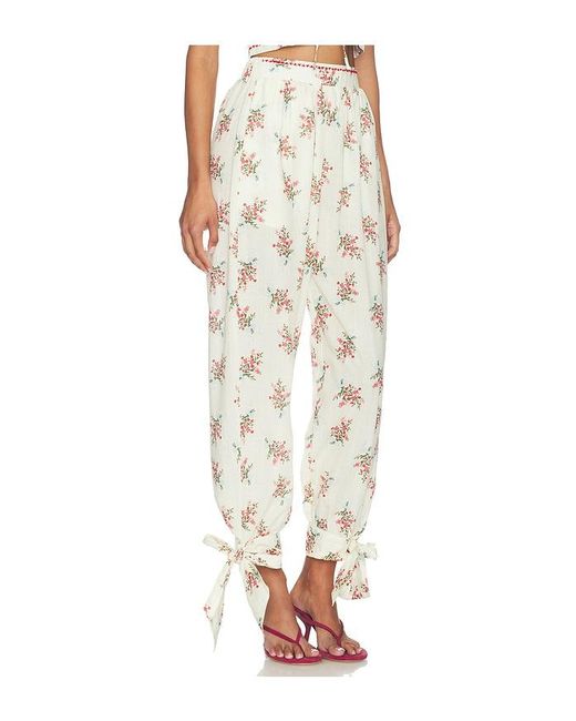 Agua Bendita White Silvia Cherish Pant