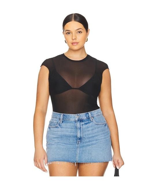 Nina Top En Color Negro Talla (También En 2X) AFRM de color Blue