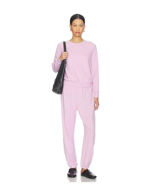 PERFECTWHITETEE Pink French Terry Sweatshirt